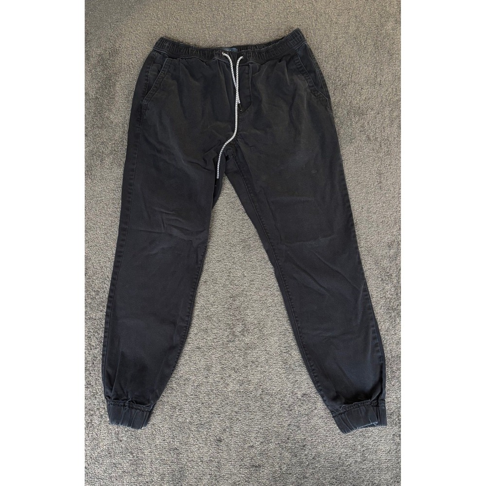 AERO‎ Jogger Pants Men's Small Charcoal Gray Drawstring Cotton